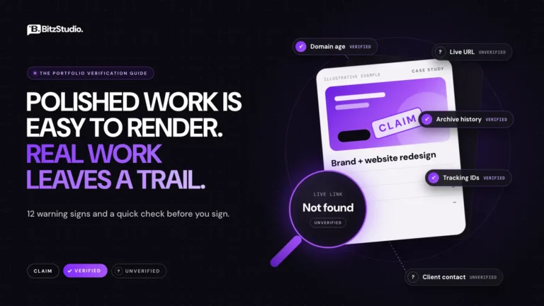 Spot an AI-Generated Agency Portfolio